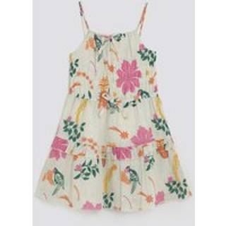 River Island River Island White Girls Floral Print Mini Dress - 134-140cm (9-10 Years)