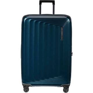 Samsonite Nuon - Stor Ekspanderbar Metallic Dark Blue, Premium - Stor kuffert