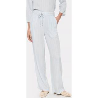 Saint Tropez Kathasz Pants Bukser 30514114 Chambray Blue Fog Stripe (LARGE)