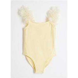 River Island River Island Yellow Girls 3D Flower Swimsuit