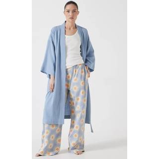Hush Hush Vaflet 100% bomuldsmorgenkåbe - Large-X-Large