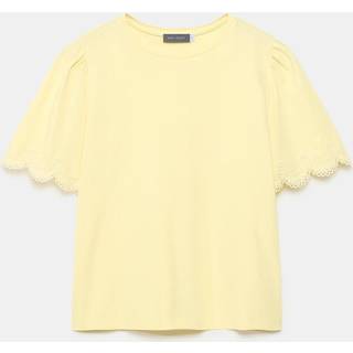 Mint Velvet Mint Velvet Yellow Lace Trim T-Shirt