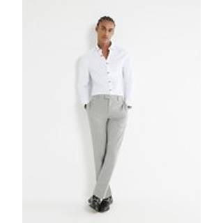 River Island River Island White Muscle Fit Textured Shirt