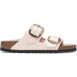 Birkenstock Birkenstock Pink Arizona Big Buckle High Shine Sandals