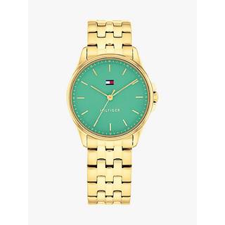 Ionic Gold-Plated Green Dial Bracelet Watch