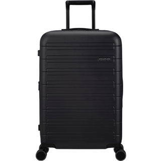 American Tourister Novastream 67cm - Mellem Ekspanderbar Sort, Mellem kuffert