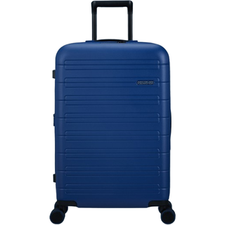 American Tourister Novastream 67cm - Mellem Ekspanderbar Blå, Mellem kuffert