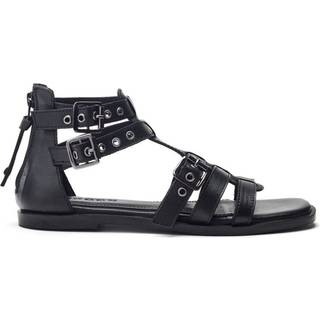 Moda in Pelle Moda in Pelle Sh Shelly Flat Gladiator Black Sandals