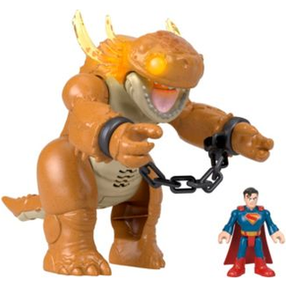 Imaginext Fisher-Price Superman Legetj med lys Lyde Bevgelse & 3-tommer actionfigur 10-tommer monster med kder