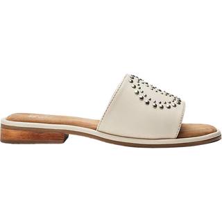 Moda in Pelle Moda in Pelle Animal Print Ferula Flat Studded Mules