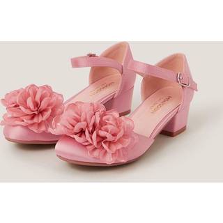 Monsoon Monsoon Pink Corsage Satin Two Part Heels - EU 33 (UK 1)