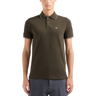 Emporio Armani Short Sleeved Polo T Shirt Navy