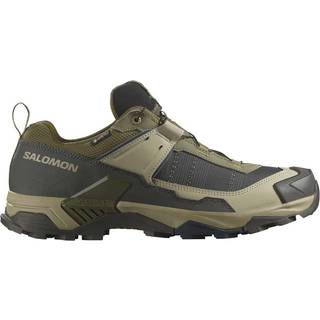 Salomon Men's X Ultra 5 GORE-TEX Martini Olive/gray Green/blue Night, 46 2/3