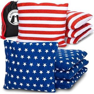Gosports Officiel regulering af cornhole bønne tasker sæt (8 alle vejrposer) - America Stars and Stripes