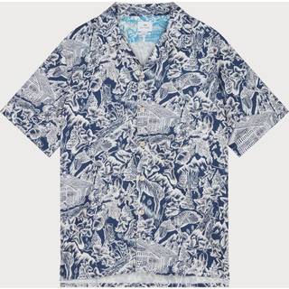 Paul Smith Casual Fit Short Sleeved Shirt Blue