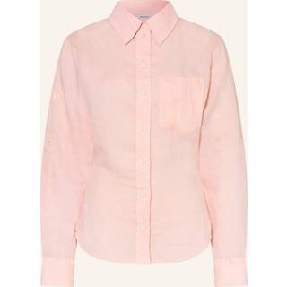 Reiss Reiss Pale Pink Leora Linen Tie-Back Shirt