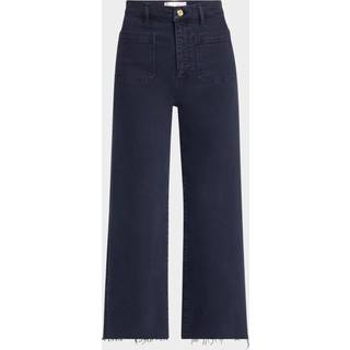 Frame Anchor high-rise ankle wide-leg jeans - blue - 26