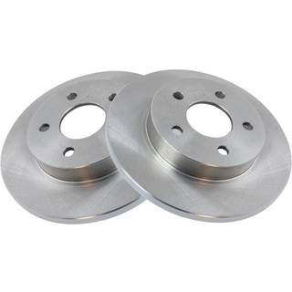 TRQ bageste bremseotorer Sæt solid kompatibel med 2005-2008 Chevrolet Cobalt 2008-2010 HHR 2004-2012 Malibu 2007-2009 Pontiac G5 2005-2010 G6 Sat