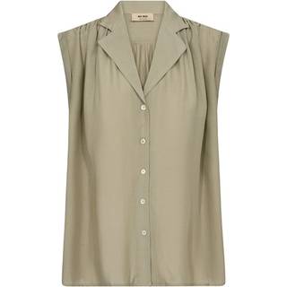 Zuno Bluse, Moss Gray, S