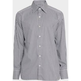 Tom Ford Ladder striped cotton shirt - black - EU 42