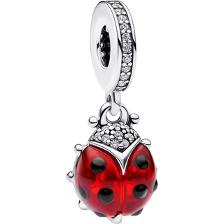 Pandora 792571C01 Charm-Anhänger Roter Marienkäfer