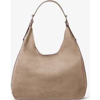 MK Nolita Large Nubuck Hobo Shoulder Bag - Natural - Michael Kors - ONE SIZE