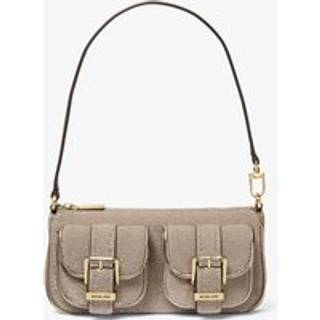 MK Zoe Small Sequined Pochette - Natural - Michael Kors - ONE SIZE