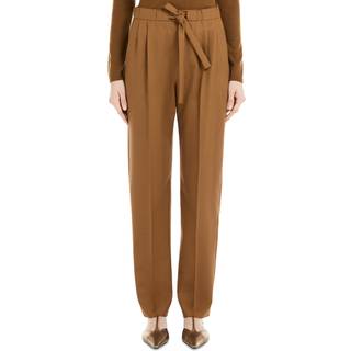 Max Mara Edera wool, mohair and silk pants - brown - S