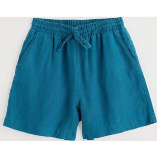 Seasalt Cornwall Seasalt Cornwall Blue Tide Flow 100% Linen Shorts