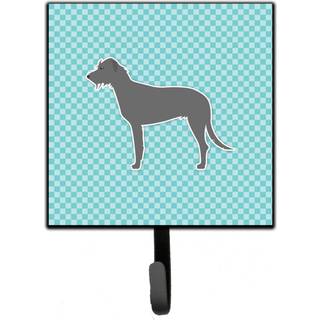 """" Caroline's Treasures Irish Wolfhound Checkerboard Blue Leash eller Key Holder BB3703SH4 Small Multicolor """"