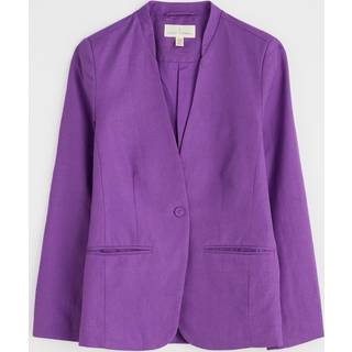 Seasalt Cornwall Seasalt Cornwall Purple Quintet Linen Blend Blazer