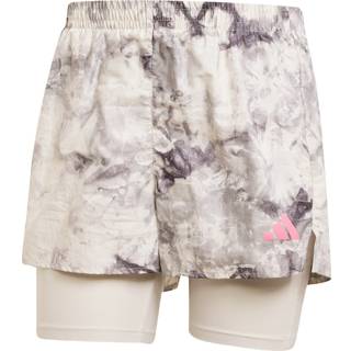 Erobr disse Spray Dye 2 i 1-løbeshorts - Orbit Grey / Black - XS
