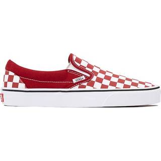 Vans - Slip-On Checkerboard Shoes, Man, Red, Size: 42.5 - Red - 42.5