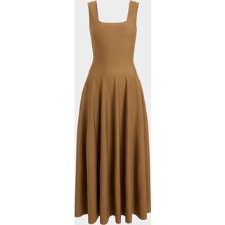 Khaite Jodie wool maxi dress - brown - XL