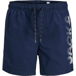 JACK & JONES Drenge Maui Splice Logo Badeshorts Navy Blazer