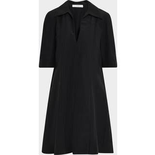 Vince A-line midi dress - black - XL