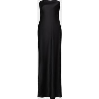 Vince Strapless satin maxi dress - black - XXXS