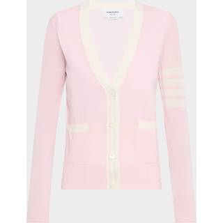 Thom Browne 4-Bar virgin wool cardigan - pink - XS