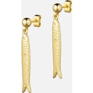 ANNI LU Hippie Fish Øreringe 18 kt. Forgyldt Messing 251-30-64 - Dame - Brass
