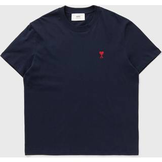 AMI Heart Logo T-Shirt Night Blue