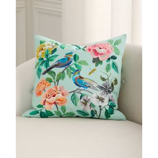 Designers Guild Miraflores Pude 50x50 Cm - Pyntepuder & Betræk Bomuld Duck Egg - CCDG1603