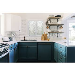 Artscape Orion | Privatlivets vindue film med tekstureret blyet glasmønster | Ikke-klæbende og UV-beskyttelse | Let at anvende og aftagelig | 24