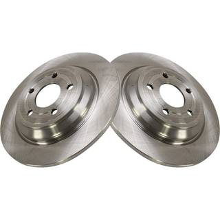 TRQ bageste bremseotorer sæt solid kompatibel med 2021 Ford Bronco Sport 2020-2021 Escape Lincoln Corsair