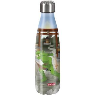 Step by Step Isolierte Edelstahl Trinkflasche Ninja Kimo