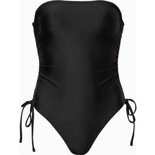 All Saints AllSaints Black Court Strapless Swimsuit