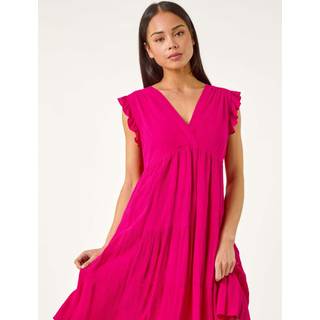 Roman Roman Pink Petite Petite Frill Short Dress