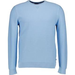 OLYMP Herren Pullover blau unifarben