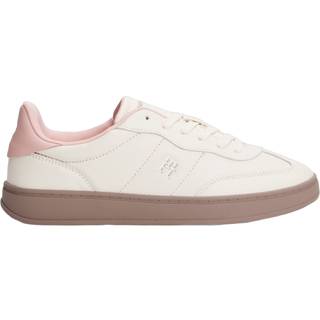 Leather TH Monogram Court Trainers