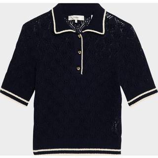 Frame Rookie knitted polo shirt - blue - M