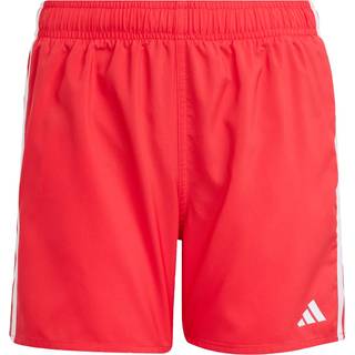 3-Stripes Kids badeshorts - Pure Ruby / White - 176